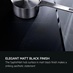 AEG 80cm Matt Black Induction Hob Matt Black Finish