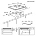 AEG Series 7000 NII64B10AB 60cm Black Electric Induction Hob Sketch