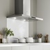 AEG DKB5960HM 90cm Stainless Steel Chimney Cooker Hood In Use