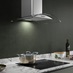 Lamona 60cm Curved Glass Cooker Hood