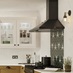 Lamona LAM2413 90cm Black Chimney Cooker Hood in a Chilcomb Kitchen