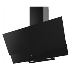 Lamona 90cm Black Angled CookerHoo Diagonally On