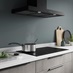 AEG 3000 SeriesTBox 90 cm Hood Matt Black Hockley Concrete
