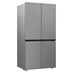 Beko GN446224VPS Freestanding Stainless Steel American Fridge Freezer Side View