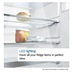 Bosch Serie 2 50/50 White Fridge Freezer LED Lighting