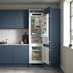 Lamona LAM6380 Integrated Fridge Freezer in a Hockley Marine Blue Kitchen
