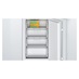 Bosch Series 2 KIN85NSE0G Built In 50/50 White Fridge Freezer Drawers