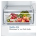 Bosch Series 2 KIN96NSE0G Integrated 40/60 White Extra Tall Fridge Freezer Salad Box