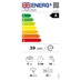 Lamona Black Free Standing Washing Machine UK Energy Label