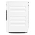 Miele W1 WED385 Freestanding 9kg 1400rpm White Washing Machine Side