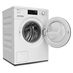 Miele W1 Series WEK365 WCS Freestanding 10kg 1400rpm White Washing Machine AngleOpen