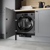 Integrated 6kg Heat Pump Tumble Dryer And Oake and Gray Dove Grey Luxury Rigid Vinyl Flooring Tile