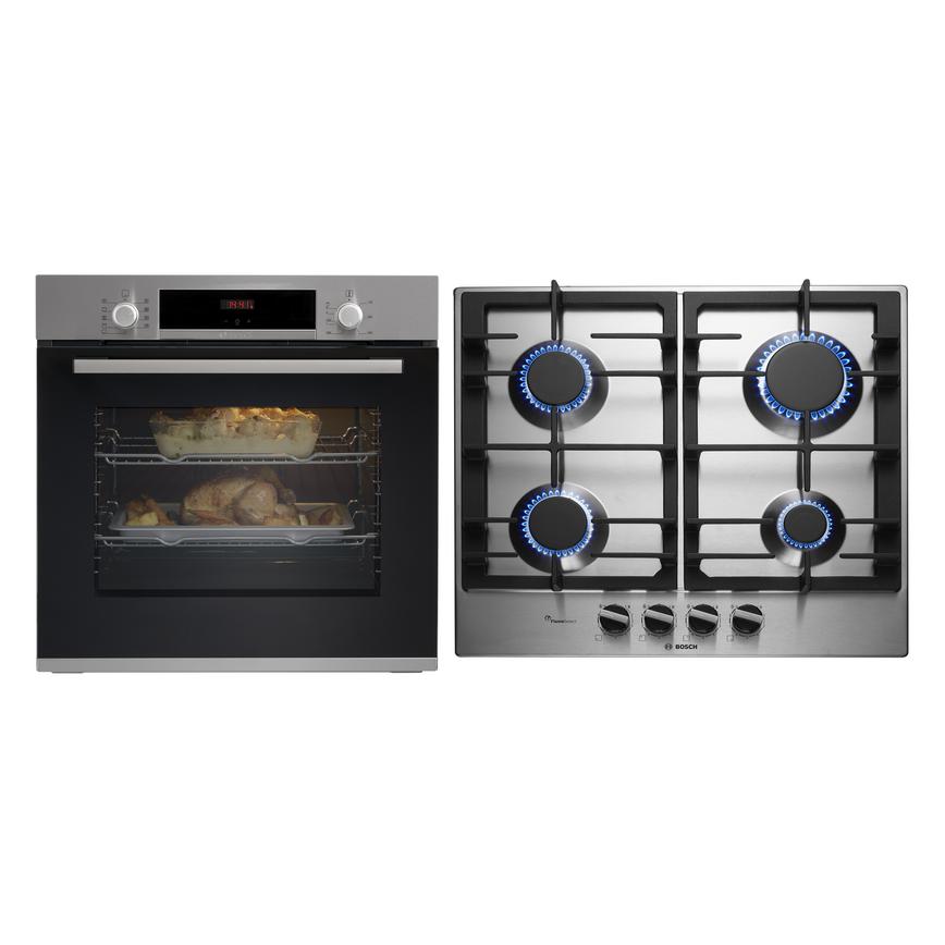 Bosch Stainless Steel Oven and Gas Hob
