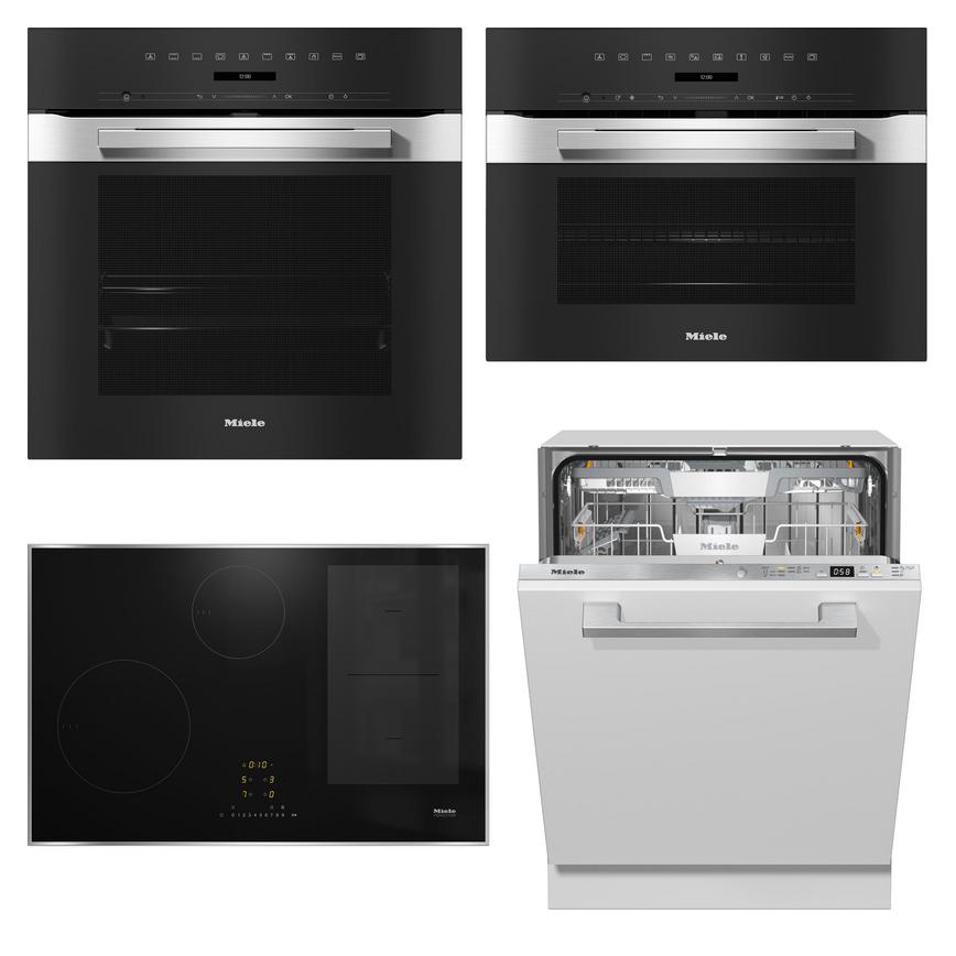 Miele Oven Hob Microwave and Dishwasher Package