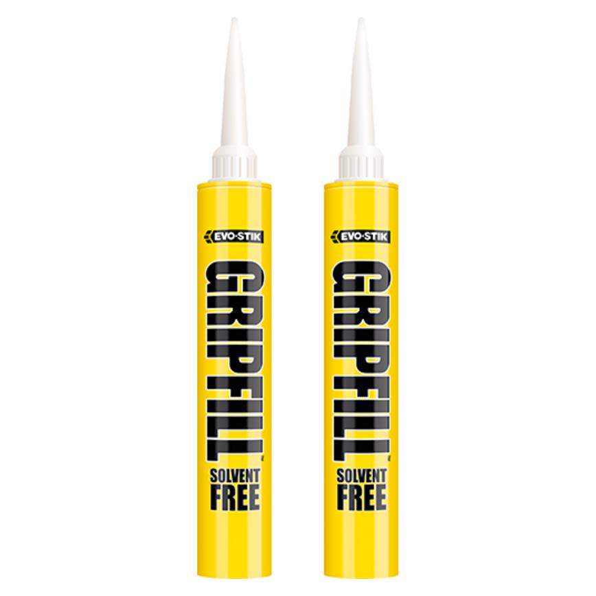 2 Pack GAR0056 Gripfill Solvent Free Grab Adhesve 350ml