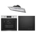 Lamona Induction Hob, Stainless Steel Oven and Canopy Cooker Hood Package