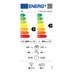 EU Energy Label HAG8901 AEG L7WE7631BI Integrated 7Kg _ 4Kg 1550rpm White Washer Dryer
