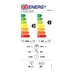 UK Energy Label LAM8900 Lamona Integrated 8Kg 5Kg 1400rpm White Washer Dryer