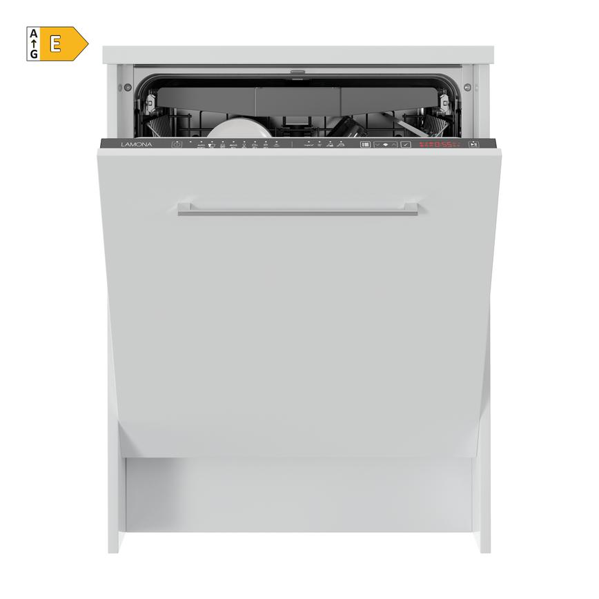 Lamona LAM8676 Integrated Full Size Black Control Panel Dishwasher Cut Out with Energy Rating