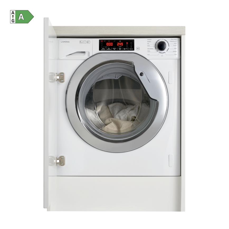 Lamona LAM8776 Integrated 9Kg 1400rpm White Washing Machine Cut Out with Energy Rating