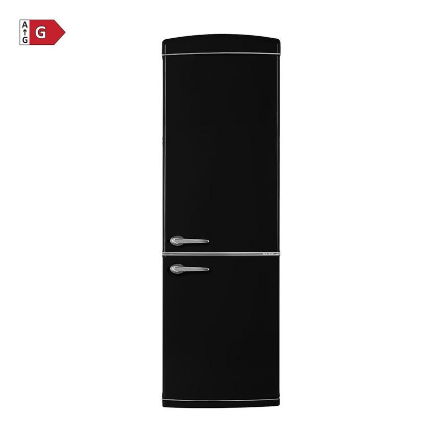 Lamona Flm6300 Freestanding 70 30 Black Retro Fridge Freezer Howdens