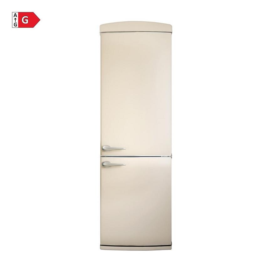 Lamona Flm6301 Freestanding 70 30 Cream Retro Fridge Freezer Howdens