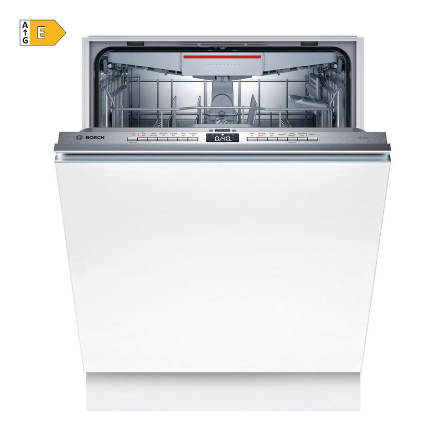 Bosch SMH4HVX32G Integrated Full Size Stainless Steel Control Panel Dishwasher Cut Out with Energy Rating