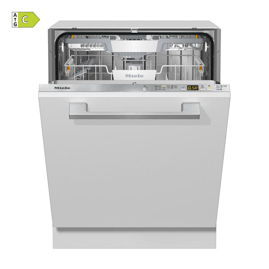 Miele G5260SCVi Integrated Full Size Stainless Steel Control Panel Dishwasher Cut Out with Energy Rating