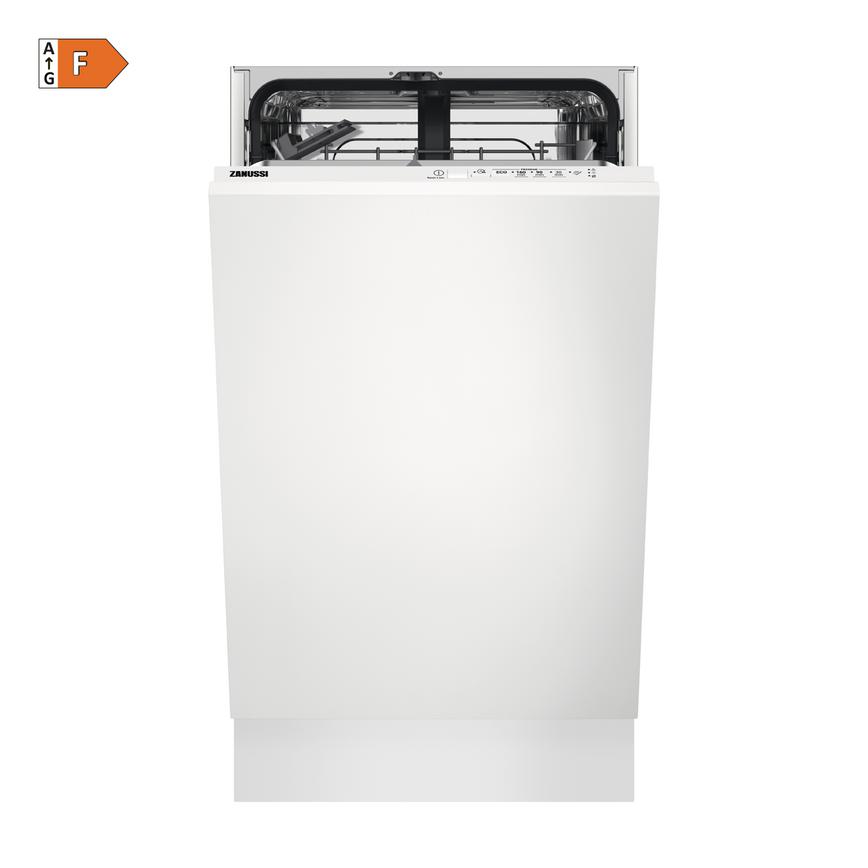 Zanussi ZSLN1211 Integrated Slimline White Control Panel Dishwasher Cut Out with Energy Rating