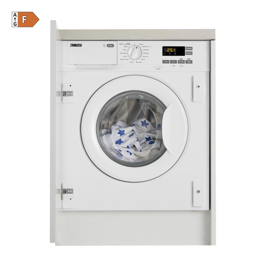 Zanussi Z714W43BI Integrated 7Kg 1400rpm White Washing Machine Cut Out with Energy Rating