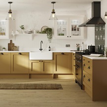 Chilcomb Paintable in Mustard and Porcelain