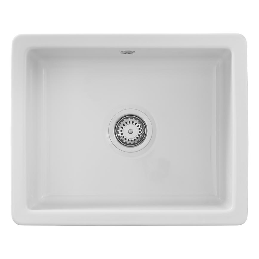 Vitra Contempory Ceramic Single Bowl Sink With WAS5255