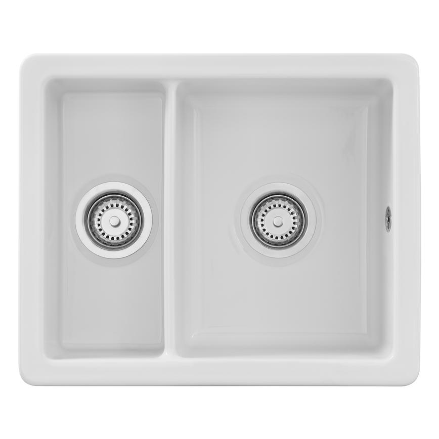 Vitra Contemporary Ceramic 1.5 Bowl Sink With WAS7700