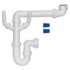 McAlpine Space Saving Single Bowl Plumbing Kit