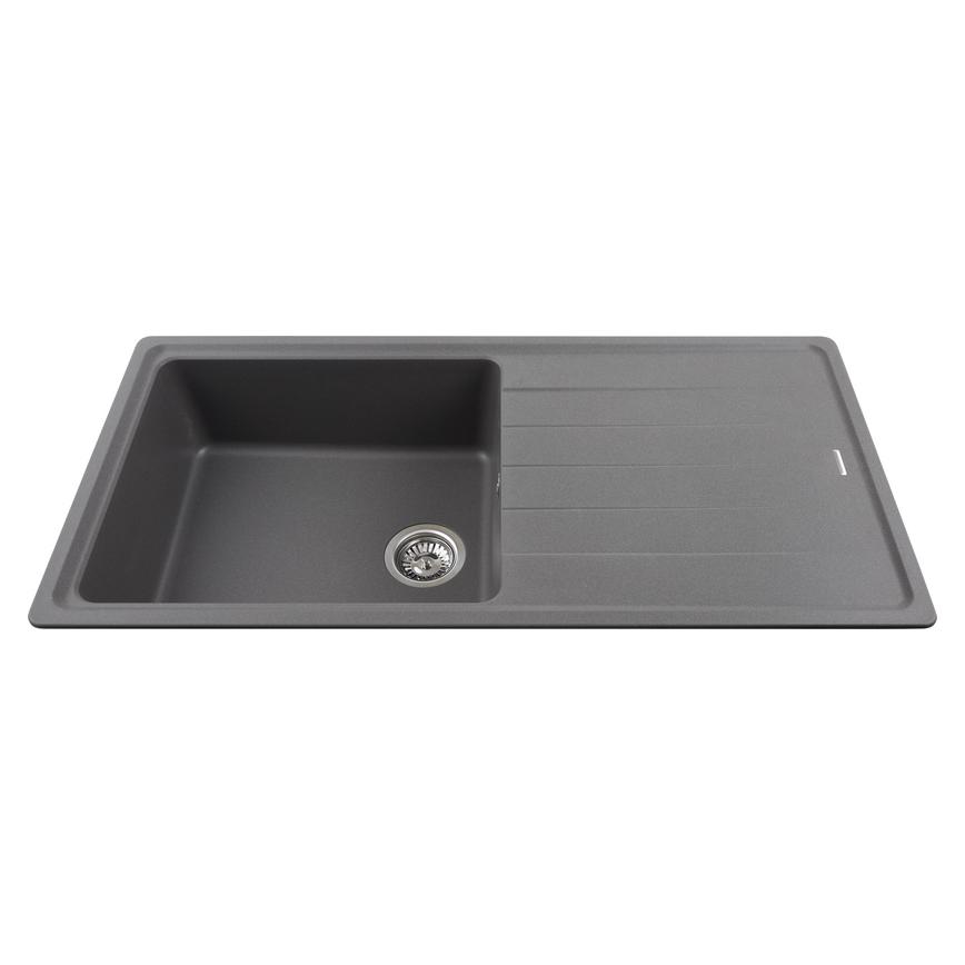 SNK 2190 Dark Grey Single Bowl Sink Cut-out