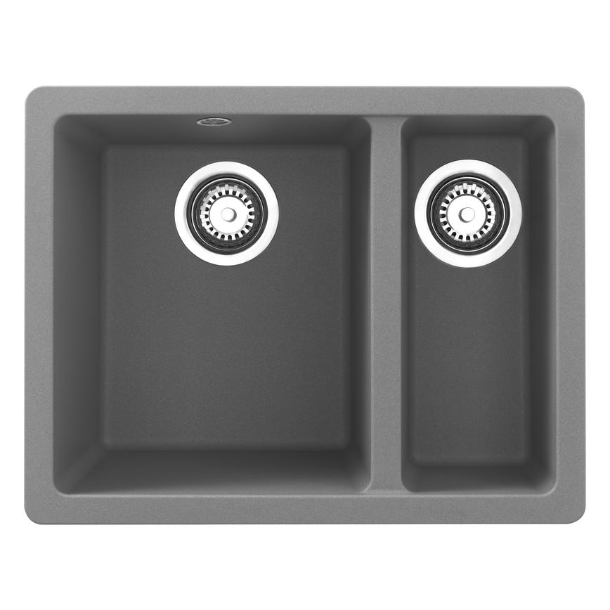 Schock Light Grey Granite 1.5 Bowl Sink With WAS7700