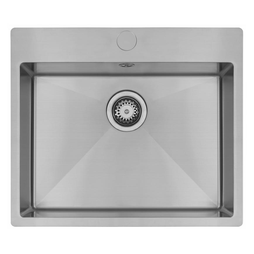 Rangemaster Hollowbrook Stainless Steel Single Bowl Sink With WAS5255