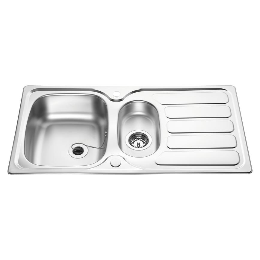 1.5 Bowl Stainless Steel Kitchen Sinks Howdens