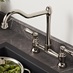 Polished Nickel J Spout Bridge Tap