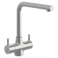 Rienza Brushed Nickel Angled Tap