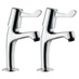 Lamona Chrome Lever Pillar Taps