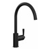 Garda Matt Black Swan Neck Mixer Kitchen Tap