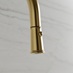 Bowden Brushed Aged Brass Swan Neck Pull Out Kitchen Tap
