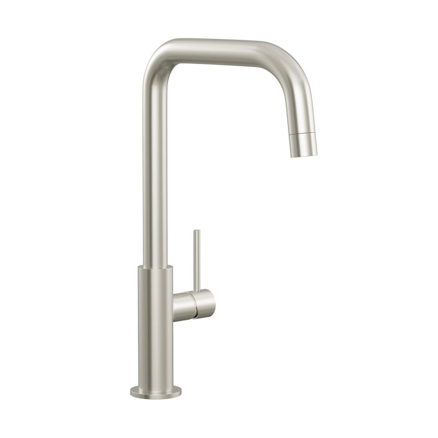 Radstone Brushed Nickel Right Angled Mixer Single Lever Tap