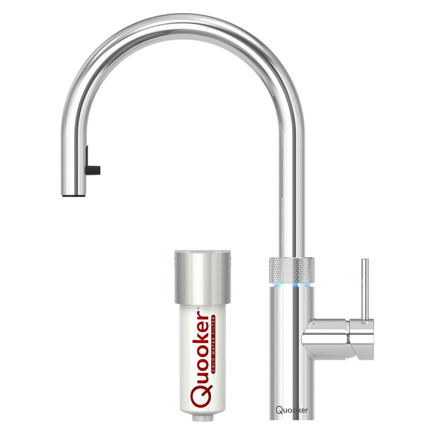 TAP2092 Quooker Flex Chrome Tap & Cold Water Filter