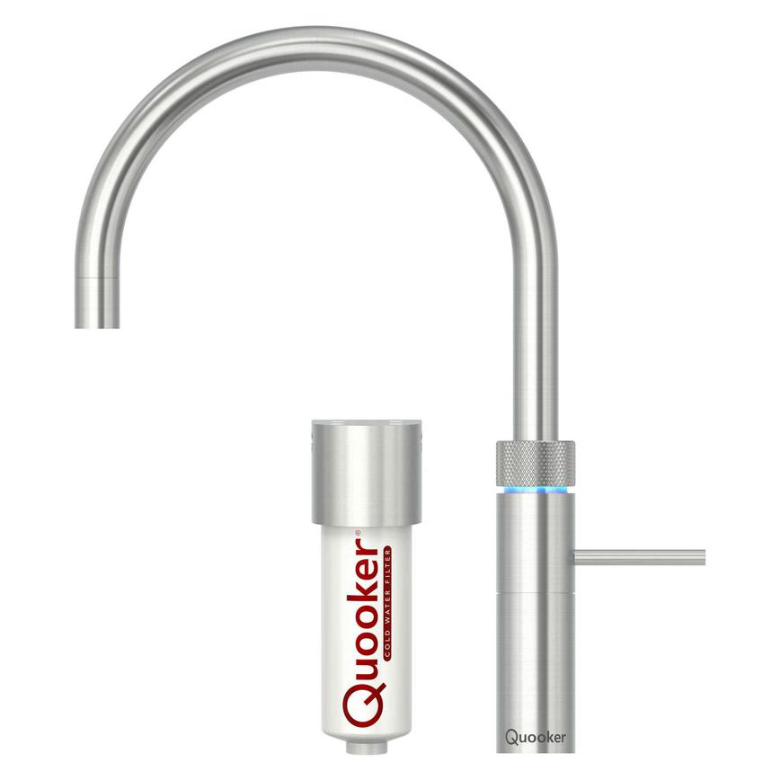 TAP2082 Quooker Swan Stainless Steel Tap & Cold Water Filter