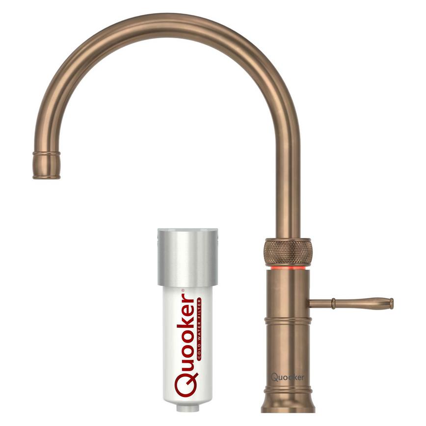 Quooker Fusion Classic 4in1 Patinated Brass