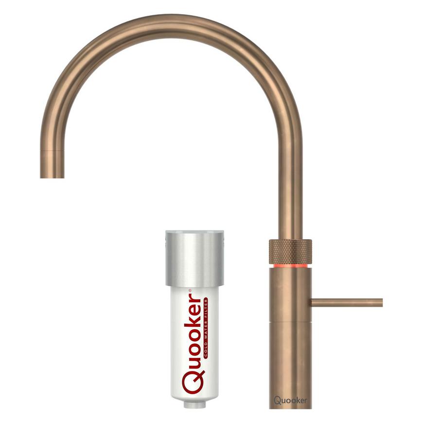 Quooker Fusion Round 4in1 Patinated Brass