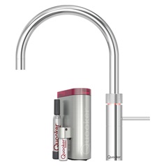 Quooker Fusion Round PRO3 Chrome 5 in 1 Boiling Water Tap