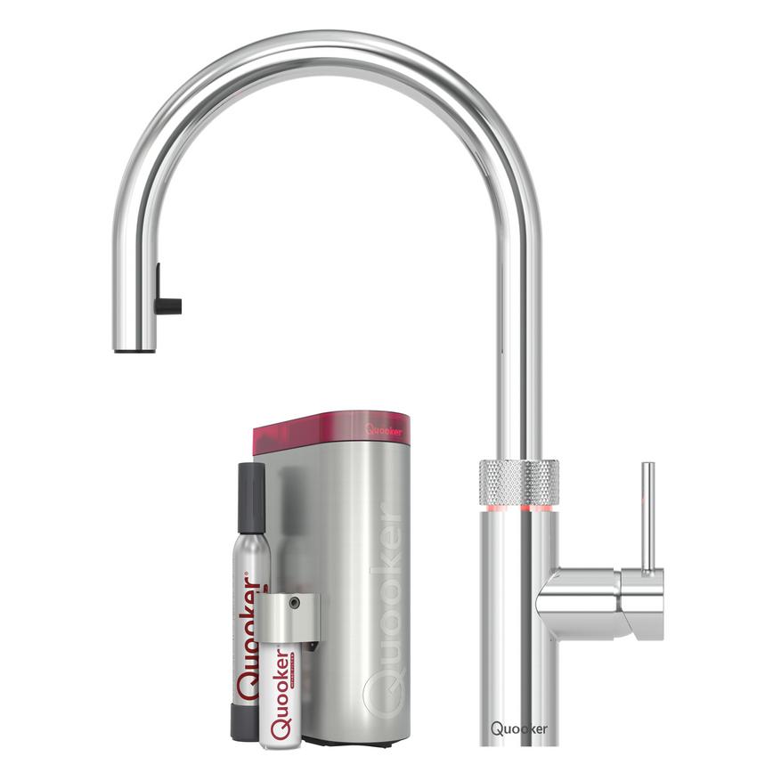 Quooker Flex PRO3 Chrome 5 in 1 Boiling Water Tap